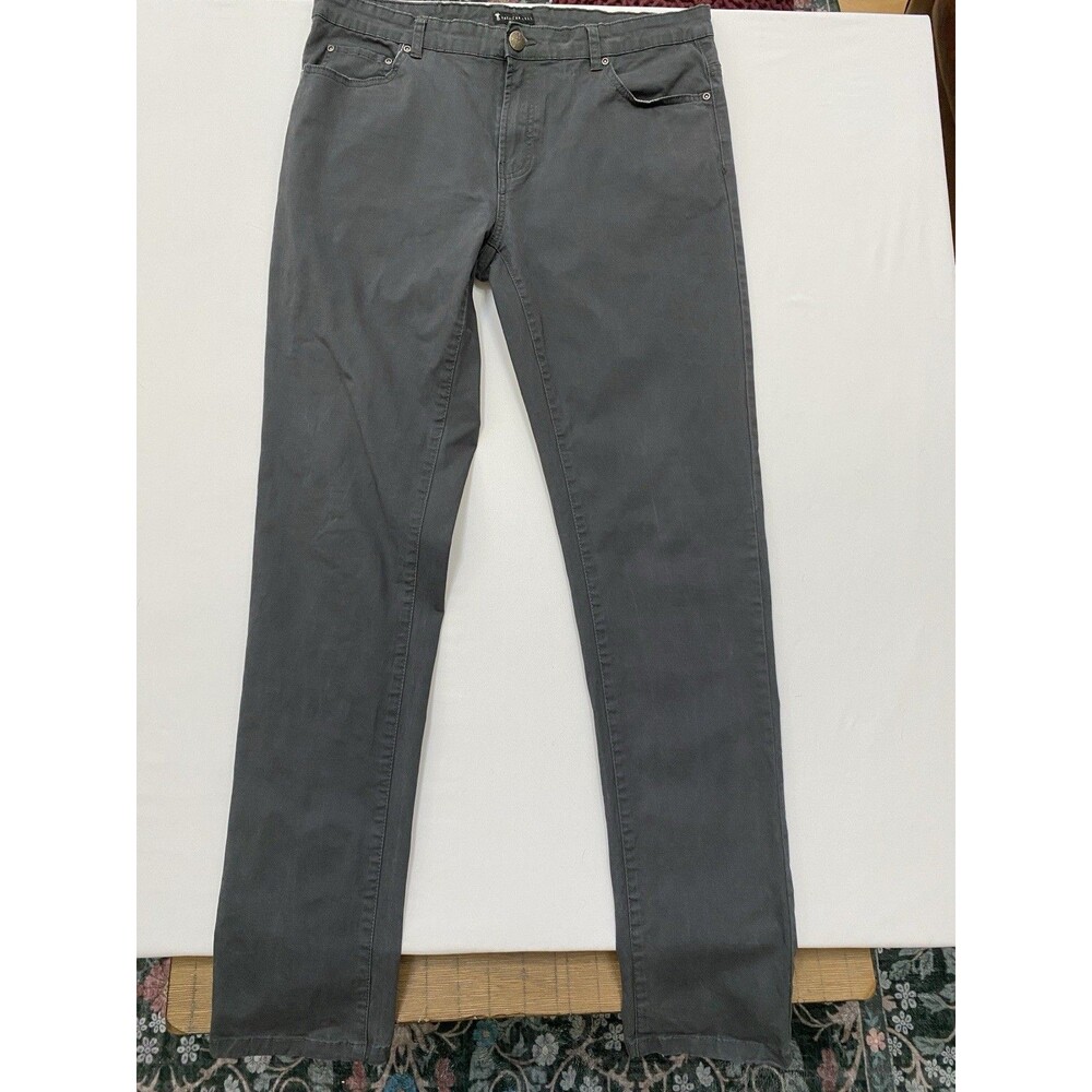 American Tall Size 36x36 Dylan Slim Fit Pants Charcoal Gray Chino